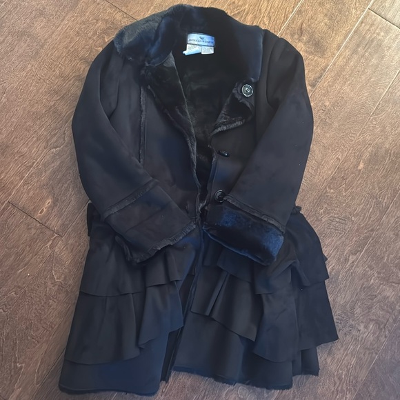 Suede Black Coat - Picture 1 of 1